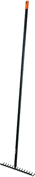 Fiskars Rastrello con Testa in Acciaio 14 Denti Lunghezza 154 cm - 1016036 Solid