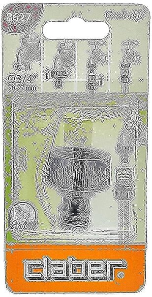 Claber Presa Rubinetto 3/4" per Raccordo Tubo da Giardino Irrigazione con Guarnizione - 8627