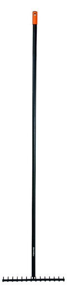 Fiskars Rastrello con Testa in Acciaio 14 Denti Lunghezza 154 cm - 1016036 Solid