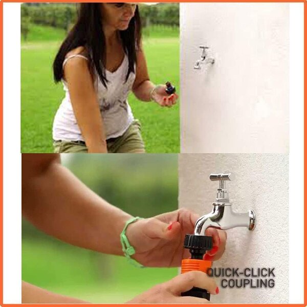 Claber Presa Rubinetto 3/4" per Raccordo Tubo da Giardino Irrigazione con Guarnizione - 8627
