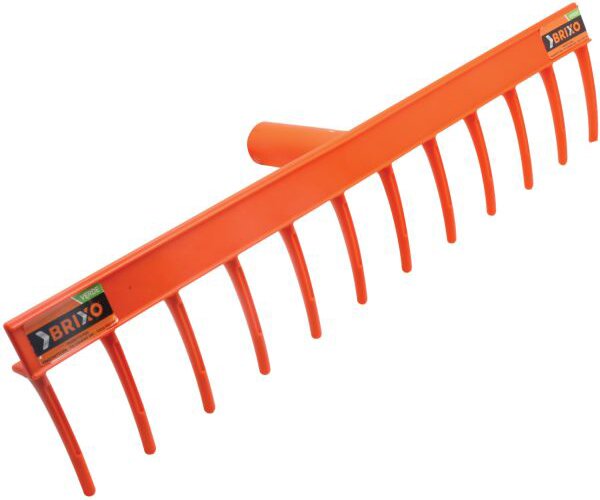 Brixo Rastrello senza Manico 12 Denti in Polipropilene Larghezza 50 cm - BRI292089