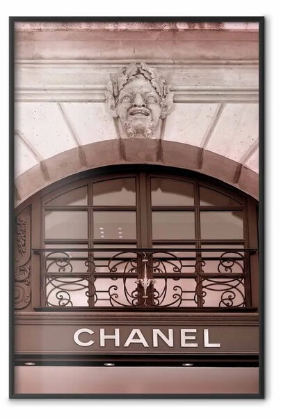 Poster: Boutique Chanel - architettura con marchio casa moda e scultura
