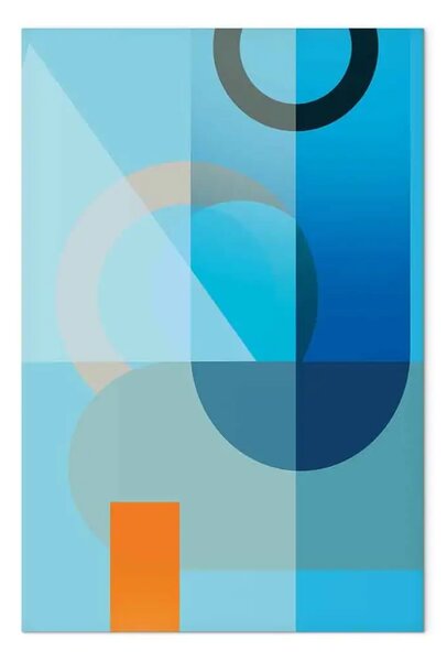 Quadro moderno Lenzuolo blu verticale