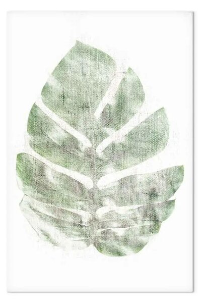 Quadro contemporaneo Schizzo verde verticale