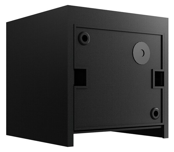 Applique LED Cubo 24W Bidirezionale IP65 CCT con LED OSRAM - Nera