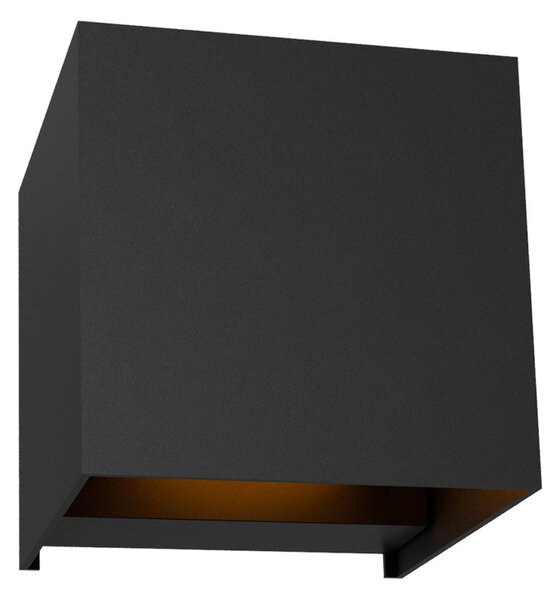 Applique LED Cubo 12W Bidirezionale Nera IP65 CCT OSRAM Chip LED Colore Nero