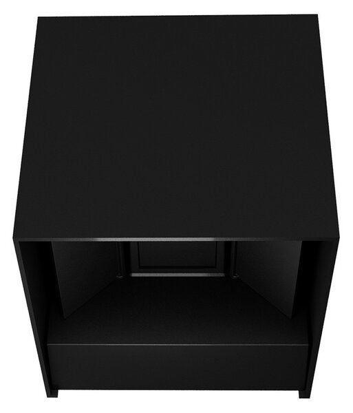 Applique LED Cubo 24W Bidirezionale IP65 CCT con LED OSRAM - Nera