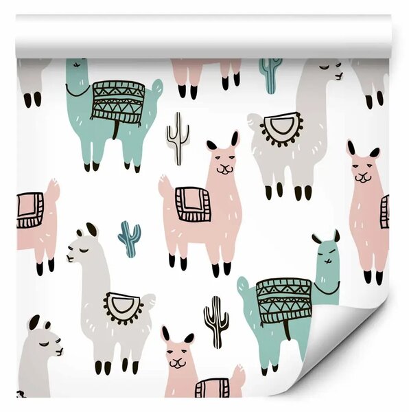 Tappezzerie Alpaca e cactus