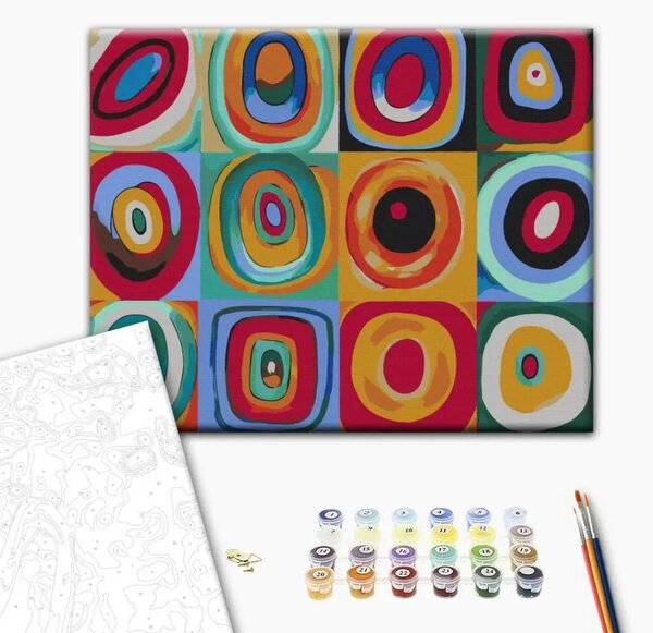 Quadro con numeri Geometrici