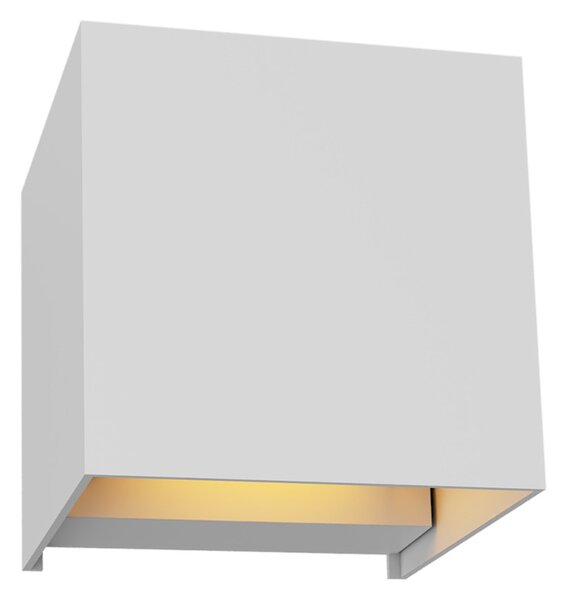 Applique LED Cubo 24W Bidirezionale IP65 CCT con LED OSRAM - Bianca