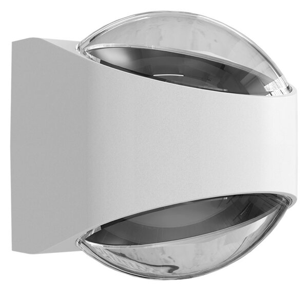 Applique LED 12W Bidirezione Curvo IP65 con LED Bridgelux - Bianca