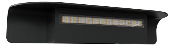 Applique Lineare 12W Monodirezione IP65 CCT con LED OSRAM - Nera