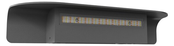 Applique Lineare 12W Monodirezione IP65 CCT con LED OSRAM - Antracite