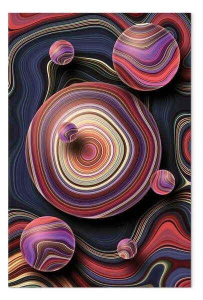 Quadro moderno Gocce di fantasia verticale