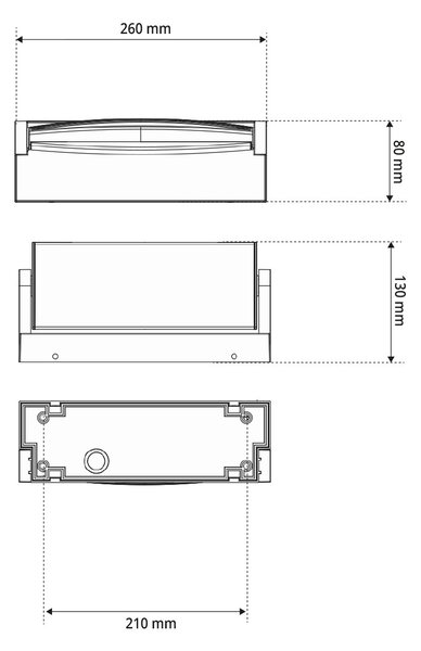 Applique da Esterno Orientabile 24W IP65 CCT con LED OSRAM - Bianca