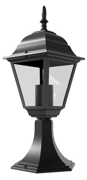 Paletto Lampione Vintage 40cm E27 IP54 Nero - Serie Alfieri