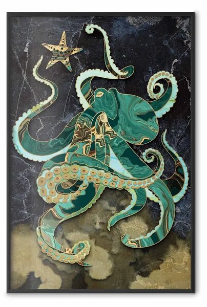 Poster: Octopus marmo