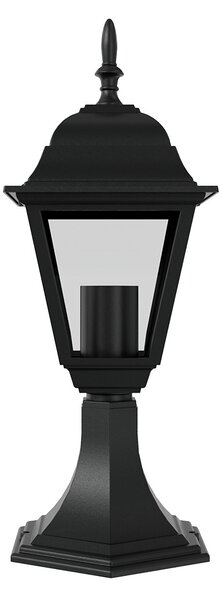 Paletto Lampione Vintage 40cm E27 IP54 Nero - Serie Alfieri
