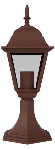 Paletto Lampione Vintage 40cm E27 IP54 Corten - Serie Alfieri