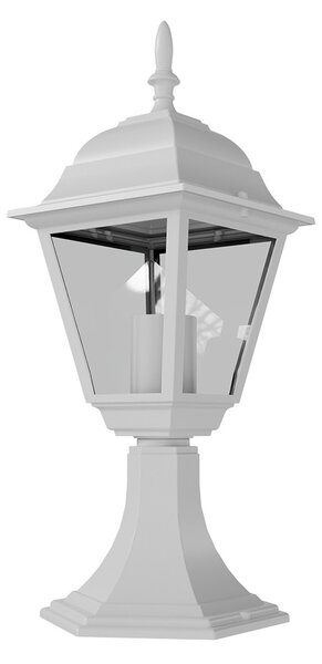 Paletto Lampione Vintage 40cm E27 IP54 Bianco - Serie Alfieri