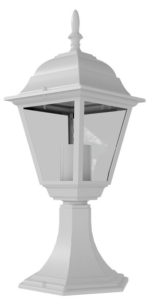 Paletto Lampione Vintage 40cm E27 IP54 Bianco - Serie Alfieri