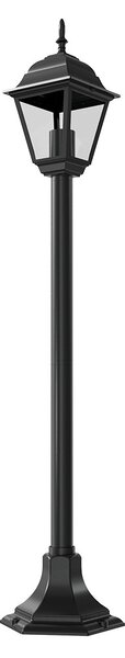 Paletto Lampione Vintage 100cm E27 IP54 Nero - Serie Alfieri