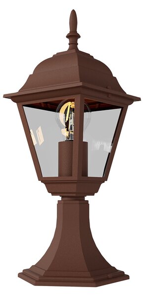 Paletto Lampione Vintage 40cm E27 IP54 Corten - Serie Alfieri
