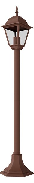 Paletto Lampione Vintage 100cm E27 IP54 Corten - Serie Alfieri