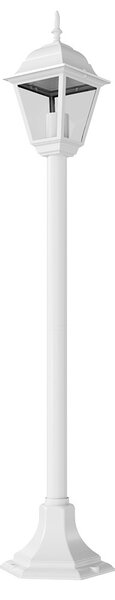 Paletto Lampione Vintage 100cm E27 IP54 Bianco - Serie Alfieri