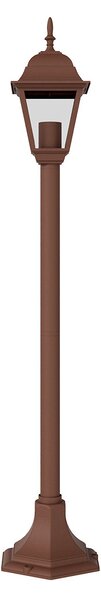 Paletto Lampione Vintage 100cm E27 IP54 Corten - Serie Alfieri
