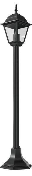 Paletto Lampione Vintage 100cm E27 IP54 Nero - Serie Alfieri