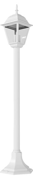 Paletto Lampione Vintage 100cm E27 IP54 Bianco - Serie Alfieri