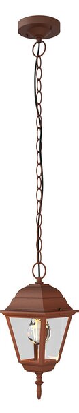 Lanterna Vintage a Sospensione E27 IP54 Corten - Serie Alfieri