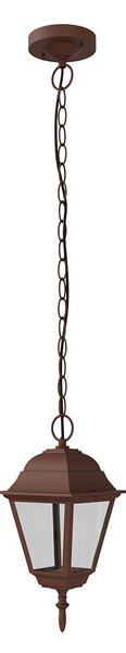 Lanterna Vintage a Sospensione E27 IP54 Corten - Serie Alfieri