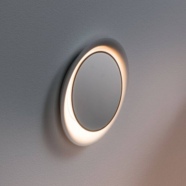 Paulmann Applique a LED da incasso Neordic Decorativ, bianca, rotonda Decorativ, Bianco / Opale, Corridoio, Plastica, Moderno, Faretto da incasso a parete