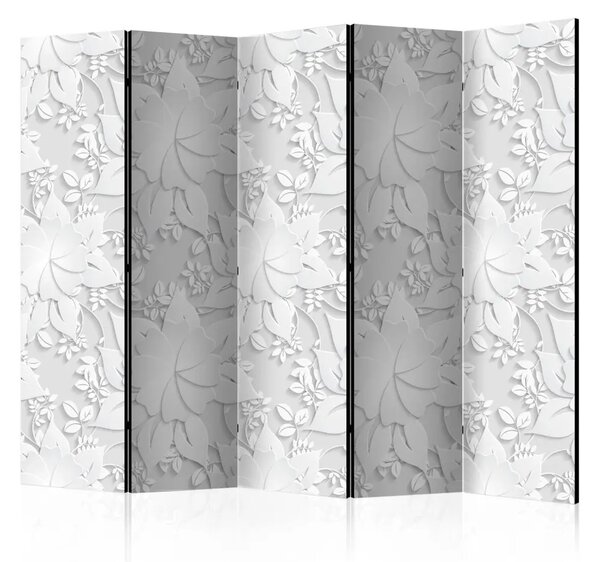 Paravento design Ispirazioni floreali - composizione di fiori