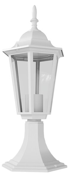 Paletto Lampione Vintage 40cm E27 IP54 Bianco - Serie Tosca