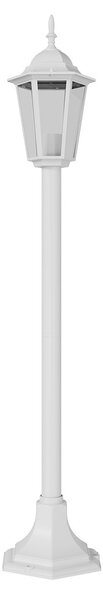 Paletto Lanterna Vintage 100cm E27 IP54 Bianco - Serie Tosca