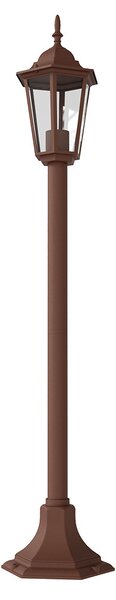 Paletto Lanterna Vintage 100cm E27 IP54 Corten - Serie Tosca