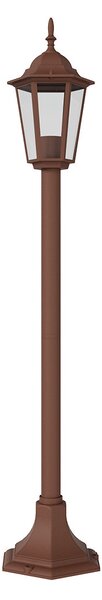 Paletto Lanterna Vintage 100cm E27 IP54 Corten - Serie Tosca