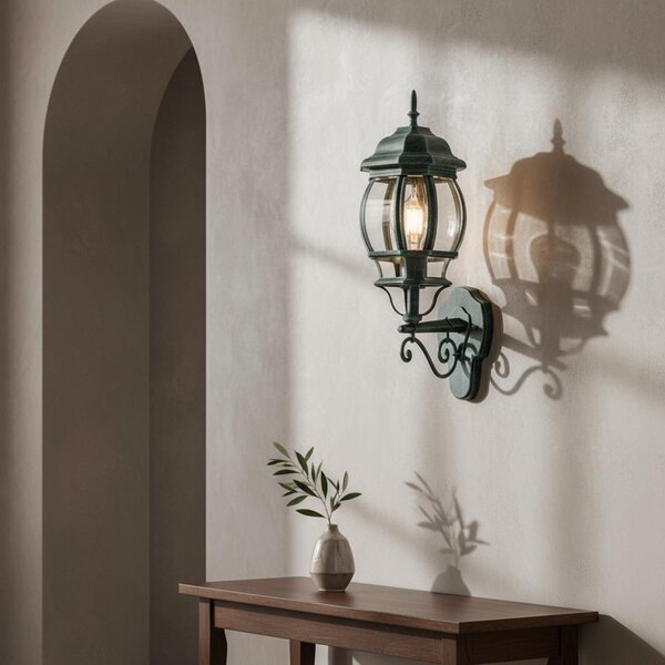 Applique da Esterno Storica E27 IP54 Verde Anticato - Serie BELLINI 1A