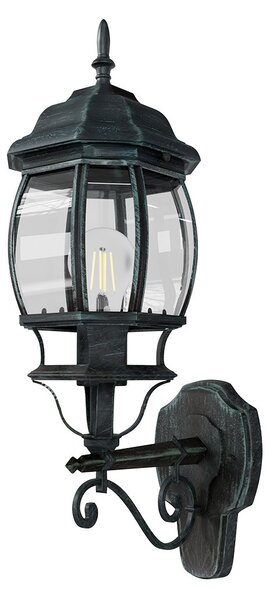 Applique da Esterno Storica E27 IP54 Verde Anticato - Serie BELLINI 1A