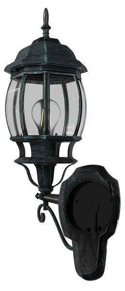 Applique da Esterno Storica E27 IP54 Verde Anticato - Serie BELLINI 1A