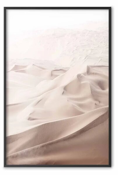 Poster: Tessuto sabbioso - sabbie delicate del deserto