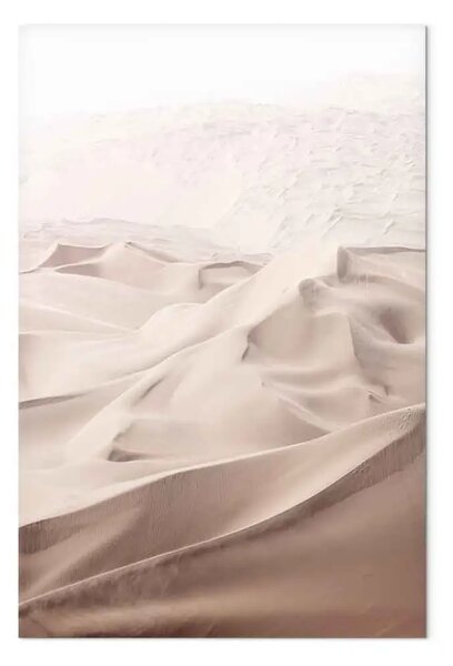 Quadro moderno Tessuto sabbioso verticale - paesaggio del deserto arabo