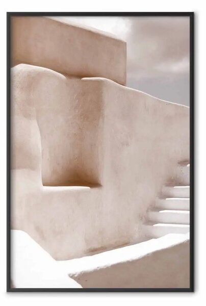 Poster: Luce greca - architettura chiara dei monumenti greci al sole