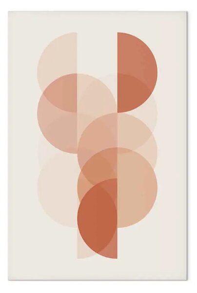 Quadro contemporaneo Configurazione circolare - astrazione geometrica
