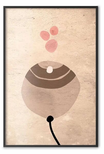 Poster: Palloncino di sabbia - modelli astratti creati con figure colorate