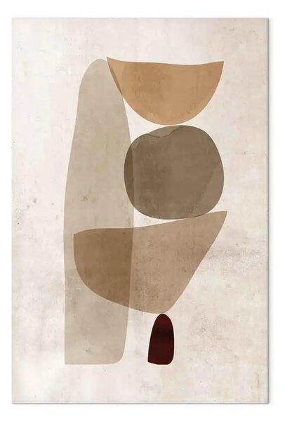 Quadro Bordo di equilibrio verticale - astrazione geometrica