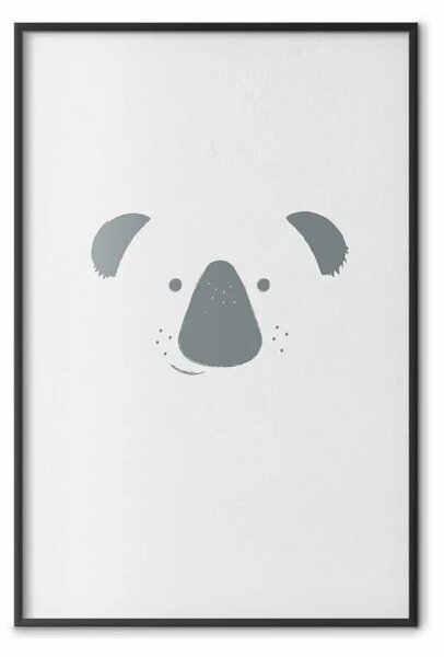 Poster: Koala sorridente - animale con faccia divertente